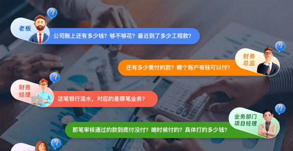 一個(gè)窗口掌握全盤資金，收支流水一鍵業(yè)務(wù)溯源