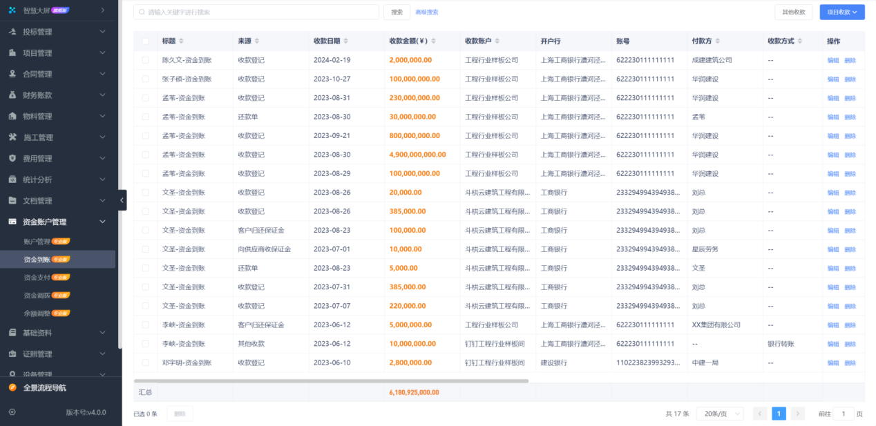 工程項(xiàng)目管理系統(tǒng)